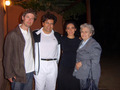 Thanos together with Costas Cotsiolis, Badi Assad and Helen Cotsiolis (mother of Costas) at Naxos Guitar Festival (July 2006)