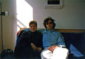 Together with my dear friend Paulo Martelli at his studio apartment in New York (1995).